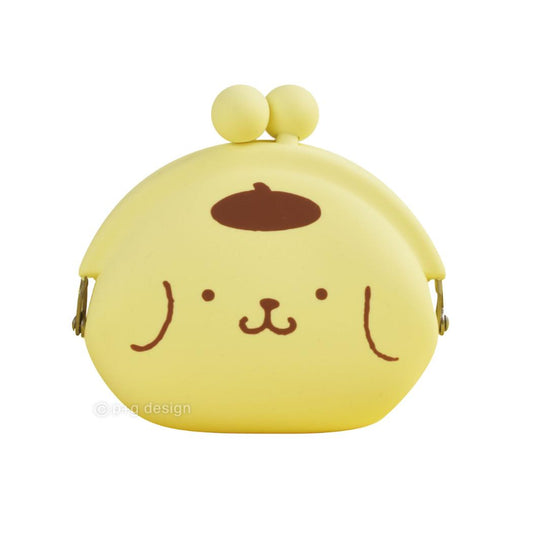 ポムポムプリン コインケース POCHI ポチ サンリオ ピージーデザイン シリコンがまぐち 小銭入れ キャラクター グッズ シネマコレクション