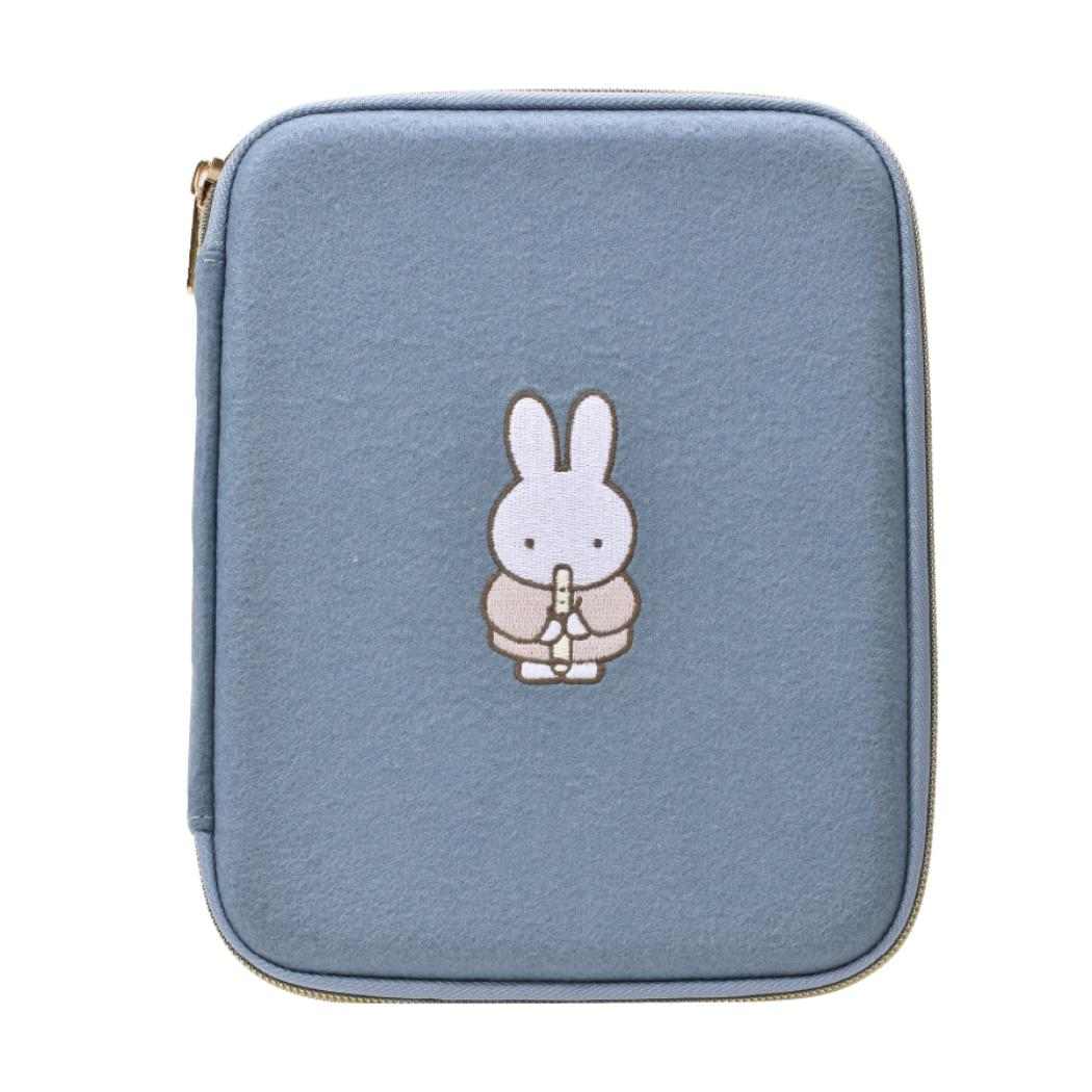 ミッフィー パスポートケース PUPU FELT ププフェルト マルチポーチ ふえ ブルー ディックブルーナ ピージーデザイン トラベル雑貨 絵本キャラクター グッズ メール便可 シネマコレクション