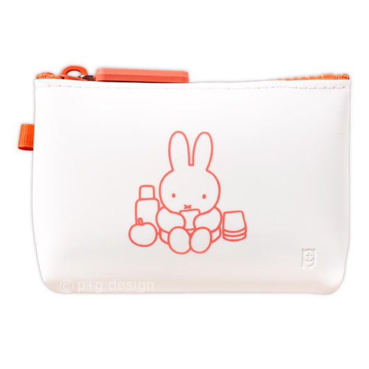 ミッフィー コスメポーチ NUU small ヌウスモール レッド ディックブルーナ ピージーデザイン シリコンポーチ 小物入れ 絵本キャラクター グッズ シネマコレクション
