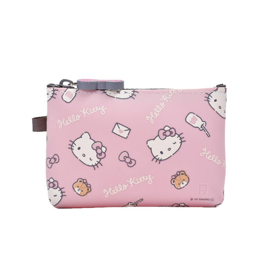 ハローキティ コスメポーチ NUU small ヌウスモール ふんわりピンク サンリオ ピージーデザイン シリコンポーチ 小物入れ キャラクター グッズ シネマコレクション