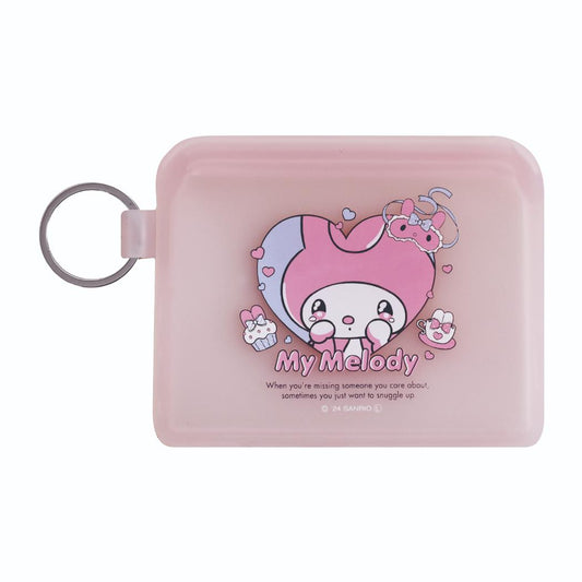 マイメロディ ミニポーチ FLAPPO フラッポ 甘えんぼナミダ サンリオ ピージーデザイン シリコンポーチ 小物入れ キャラクター グッズ メール便可 シネマコレクション