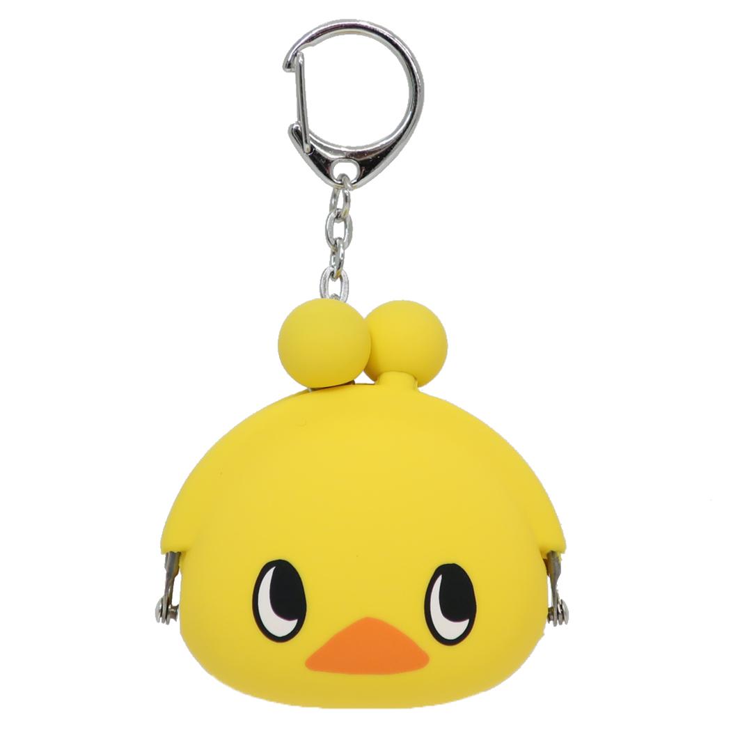 チキンラーメン コインケース POCHI BABY ひよこちゃん ピージーデザイン シリコンがまぐち 小銭入れ キーホルダー キャラクター グッズ シネマコレクション