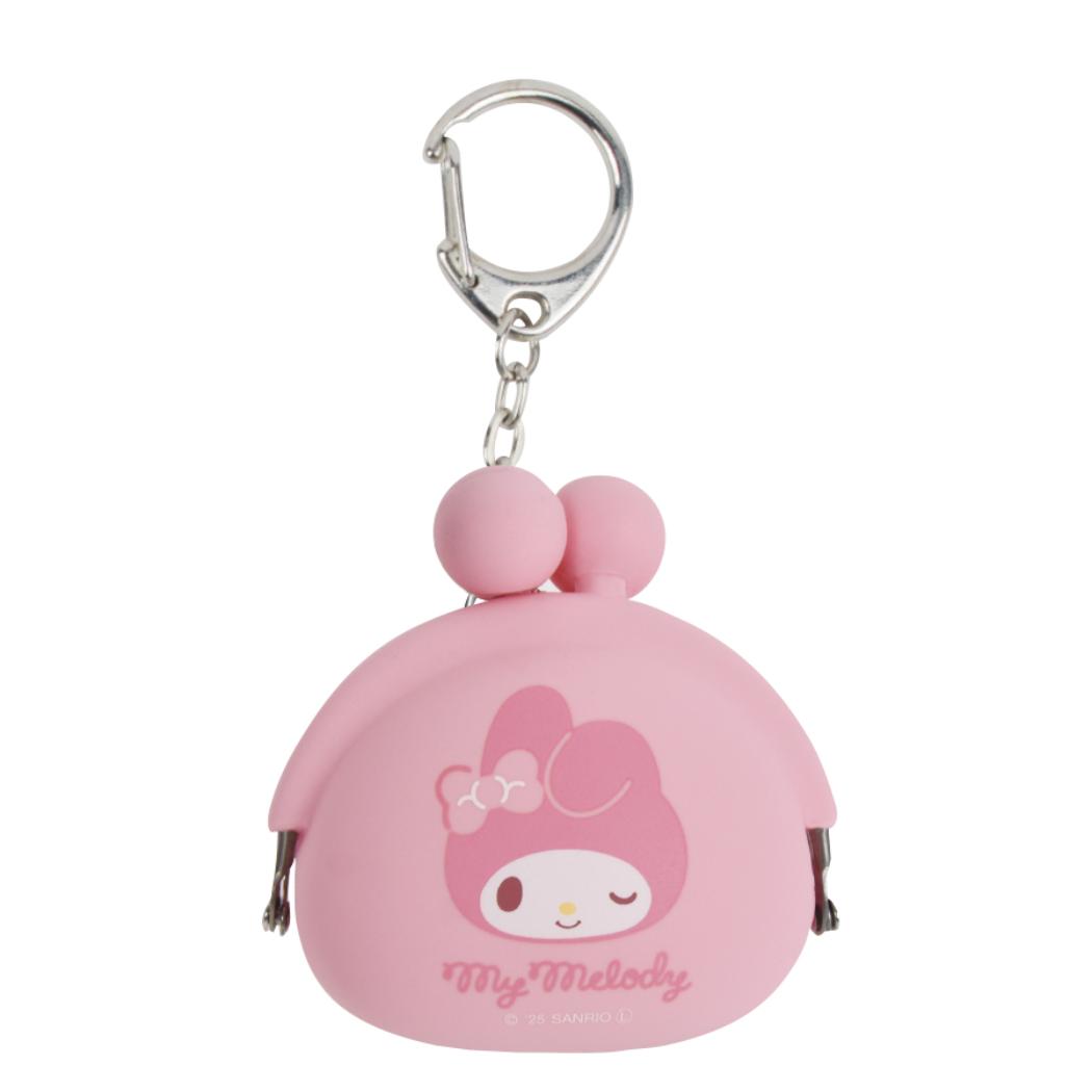 マイメロディ コインケース POCHI BABY ポチベビー フェイス サンリオ ピージーデザイン シリコンがまぐち 小銭入れ キーホルダー キャラクター グッズ シネマコレクション
