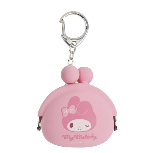 マイメロディ コインケース POCHI BABY ポチベビー フェイス サンリオ ピージーデザイン シリコンがまぐち 小銭入れ キーホルダー キャラクター グッズ シネマコレクション
