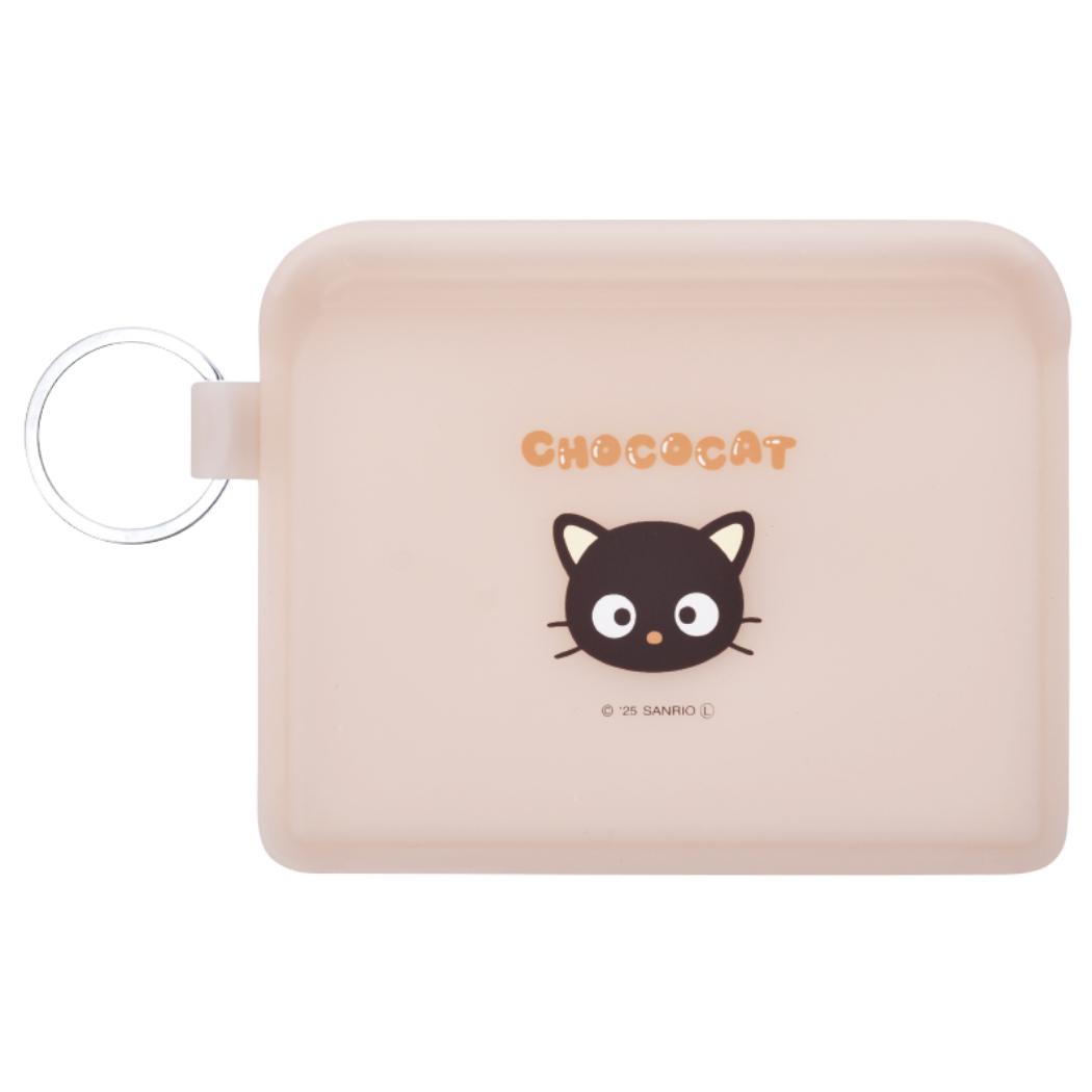 チョコキャット ミニポーチ FLAPPO フラッポ ピージーデザイン シリコンポーチ 小物入れ キャラクター グッズ メール便可 シネマコレクション