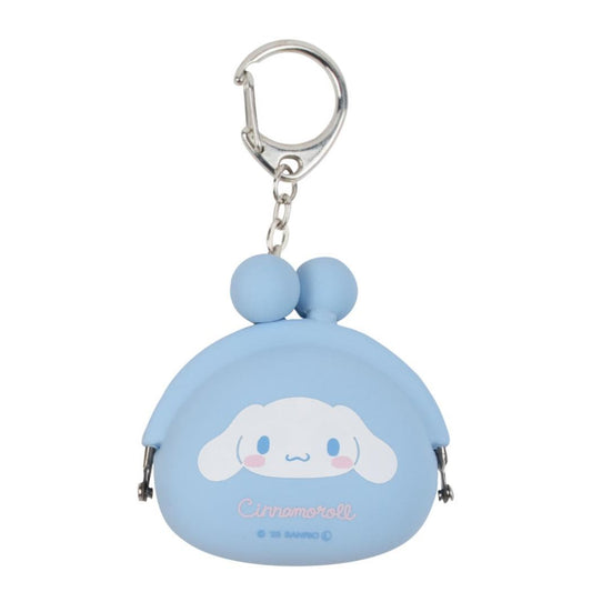 シナモロール コインケース POCHI BABY ポチベビー フェイス サンリオ ピージーデザイン シリコンがまぐち 小銭入れ キーホルダー キャラクター グッズ シネマコレクション
