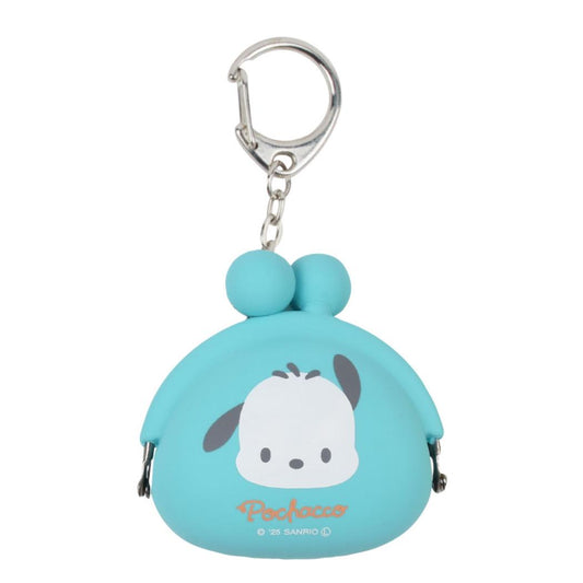 ポチャッコ コインケース POCHI BABY ポチベビー フェイス サンリオ ピージーデザイン シリコンがまぐち 小銭入れ キーホルダー キャラクター グッズ シネマコレクション