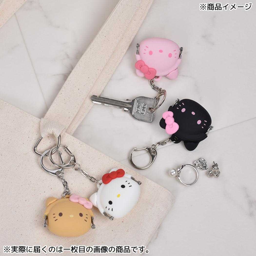 ハローキティ コインケース mimi POCHI Bit ミミポチビット ブラウン サンリオ ピージーデザイン