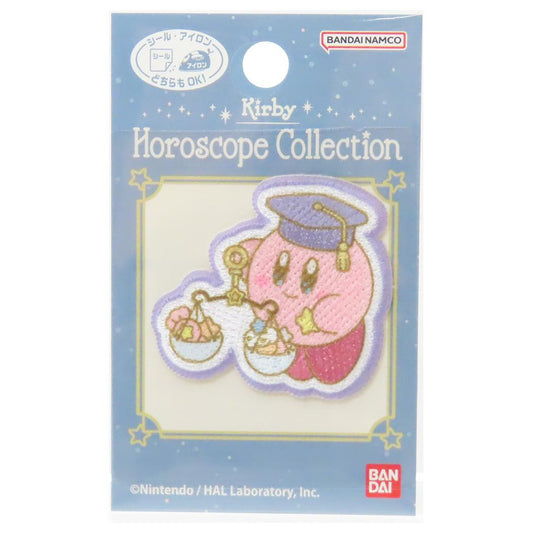 星のカービィ ワッペン ホロスコープコレクション てんびん座 バンダイ 手芸用品 キャラクター グッズ メール便可 シネマコレクション