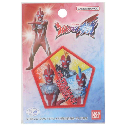 ウルトラマンオメガ ワッペン アイロンパッチシール 特撮ヒーロー バンダイ 手芸用品 大きい キャラクター グッズ メール便可 シネマコレクション