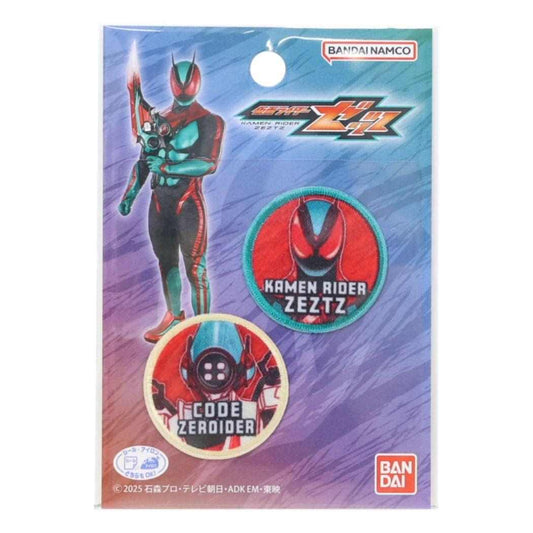 仮面ライダーゼッツ ワッペン ミニアイロンパッチシール2枚セット 特撮ヒーロー パイオニア 手芸用品 キャラクター グッズ メール便可 シネマコレクション