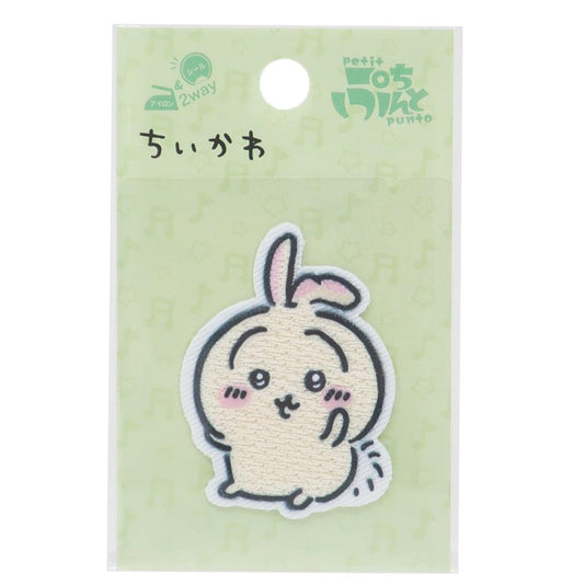 ちいかわ ワッペン アイロンパッチシール ぷちぷんと うさぎ パイオニア 手芸用品 キャラクター グッズ メール便可 シネマコレクション