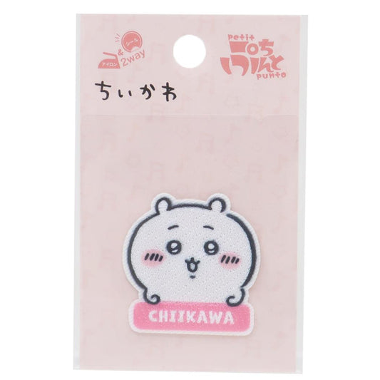 ちいかわ ワッペン アイロンパッチシール ぷちぷんと ロゴ パイオニア 手芸用品 キャラクター グッズ メール便可 シネマコレクション