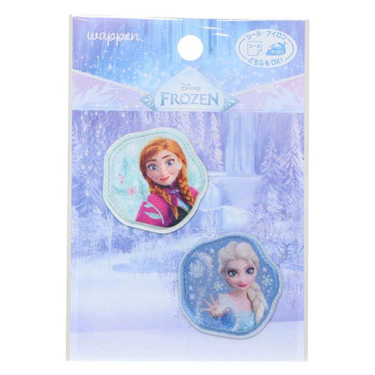 アナと雪の女王 ワッペン ミニアイロンパッチシール2枚セット ディズニー パイオニア 手芸用品 キャラクター グッズ メール便可 シネマコレクション