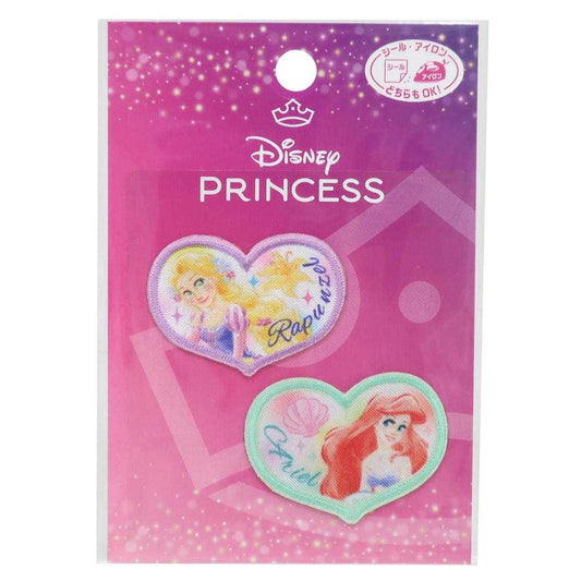 ディズニープリンセス ワッペン ミニアイロンパッチシール2枚セット Disney パイオニア パイオニア 手芸用品 キャラクター グッズ メール便可 シネマコレクション
