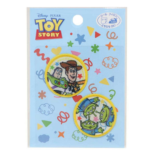 トイストーリー ワッペン ミニアイロンパッチシール2枚セット ディズニー パイオニア パイオニア 手芸用品 キャラクター グッズ メール便可 シネマコレクション