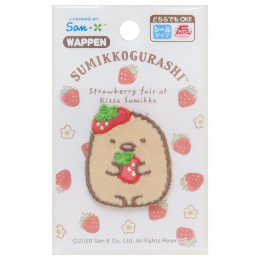すみっコぐらし アイロンパッチシール ワッペン とんかつ いちご サンエックス パイオニア 手芸用品 キャラクター グッズ メール便可 シネマコレクション