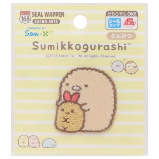 すみっコぐらし アイロンパッチシール シールワッペン とんかつ サンエックス パイオニア 手芸用品 キャラクター グッズ メール便可 シネマコレクション