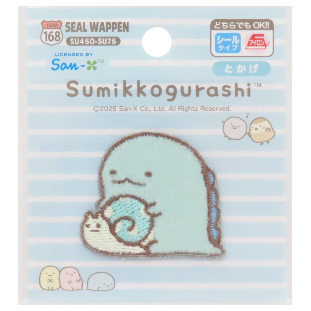 すみっコぐらし アイロンパッチシール シールワッペン とかげ サンエックス パイオニア 手芸用品 キャラクター グッズ メール便可 シネマコレクション