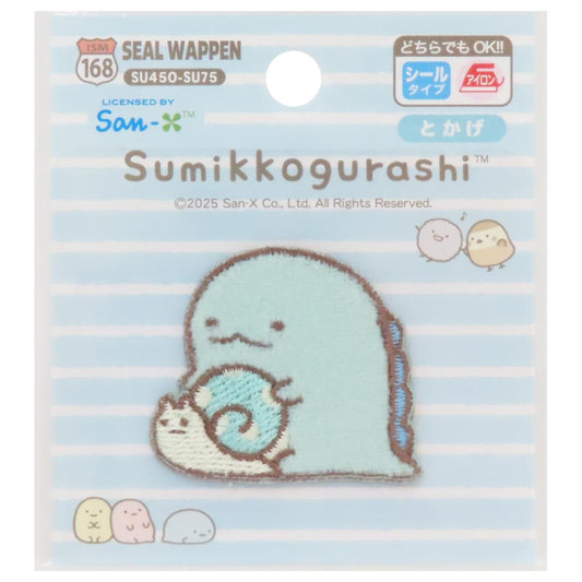 すみっコぐらし アイロンパッチシール シールワッペン とかげ サンエックス パイオニア 手芸用品 キャラクター グッズ メール便可 シネマコレクション
