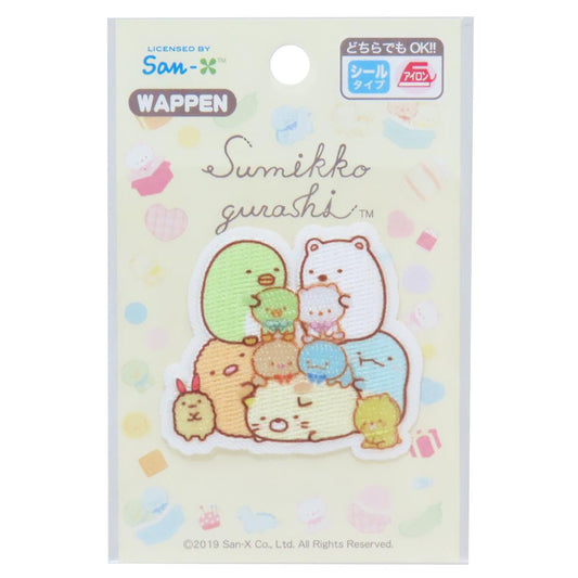 すみっコぐらし アイロンパッチシール ワッペン サンエックス パイオニア 手芸用品 キャラクター グッズ メール便可 シネマコレクション