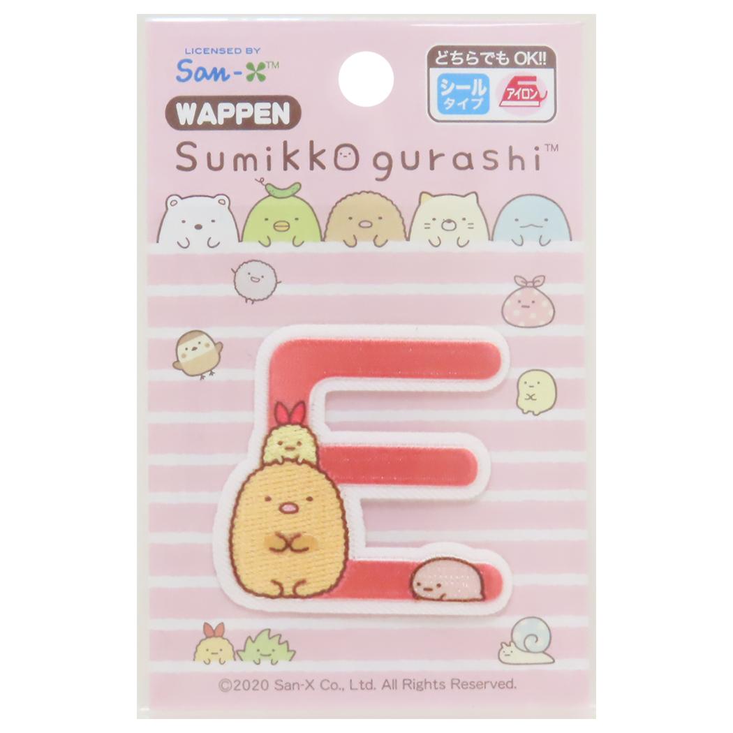 すみっコぐらし アイロンパッチシール ワッペン Ｅとんかつ えびふらいのしっぽ たぴおか サンエックス パイオニア 手芸用品 キャラクター グッズ メール便可 シネマコレクション