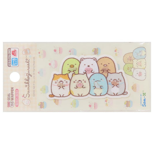 すみっコぐらし アイロンパッチシール ワッペン サンエックス パイオニア 手芸用品 キャラクター グッズ メール便可 シネマコレクション