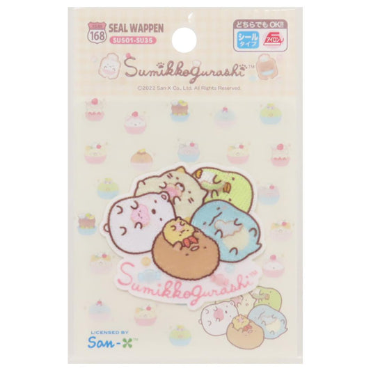 すみっコぐらし アイロンパッチシール ワッペン サンエックス パイオニア 手芸用品 キャラクター グッズ メール便可 シネマコレクション