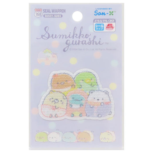 すみっコぐらし アイロンパッチシール ワッペン サンエックス パイオニア 手芸用品 キャラクター グッズ メール便可 シネマコレクション
