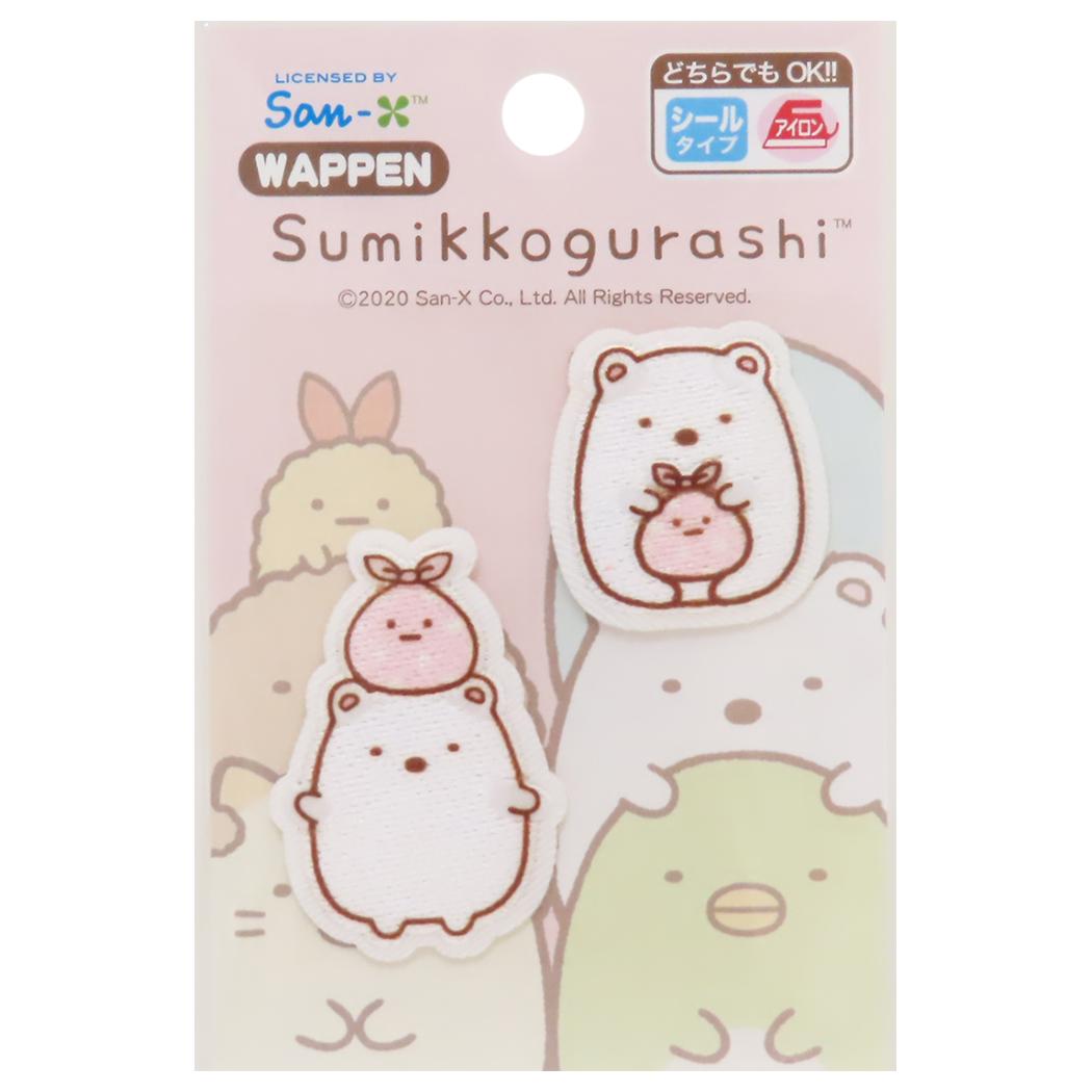 すみっコぐらし アイロンパッチシール ワッペン しろくま ふろしき サンエックス パイオニア 手芸用品 キャラクター グッズ メール便可 シネマコレクション