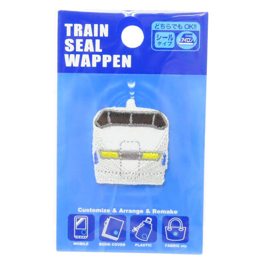 ワッペン トレインシールワッペン 300系新幹線 鉄道 パイオニア アイロンパッチシール 手芸用品 グッズ メール便可 シネマコレクション