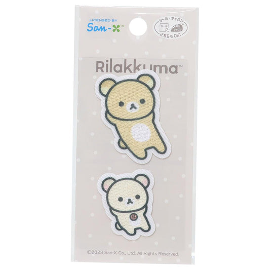リラックマ ワッペン アイロンパッチシール サンエックス パイオニア 手芸用品 キャラクター グッズ メール便可 シネマコレクション