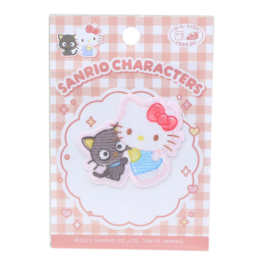 サンリオキャラクターズ アイロンパッチシール ワッペン ハローキティ チョコキャット サンリオ パイオニア 手芸用品 キャラクター グッズ メール便可 シネマコレクション