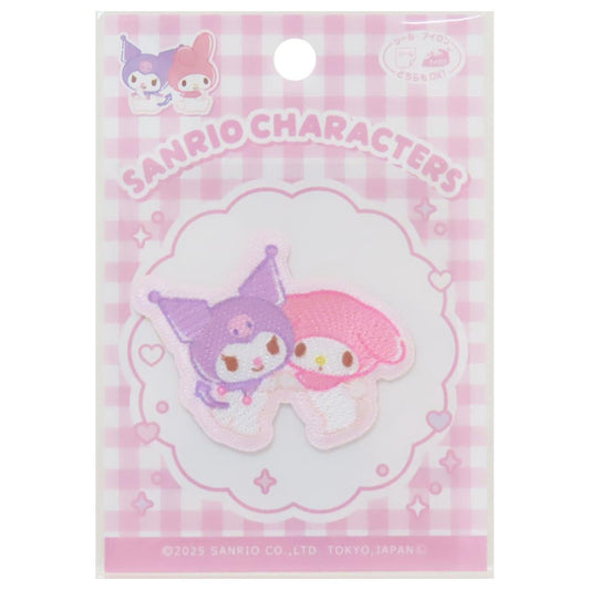 マイメロディ＆クロミ アイロンパッチシール ワッペン サンリオ パイオニア 手芸用品 キャラクター グッズ メール便可 シネマコレクション