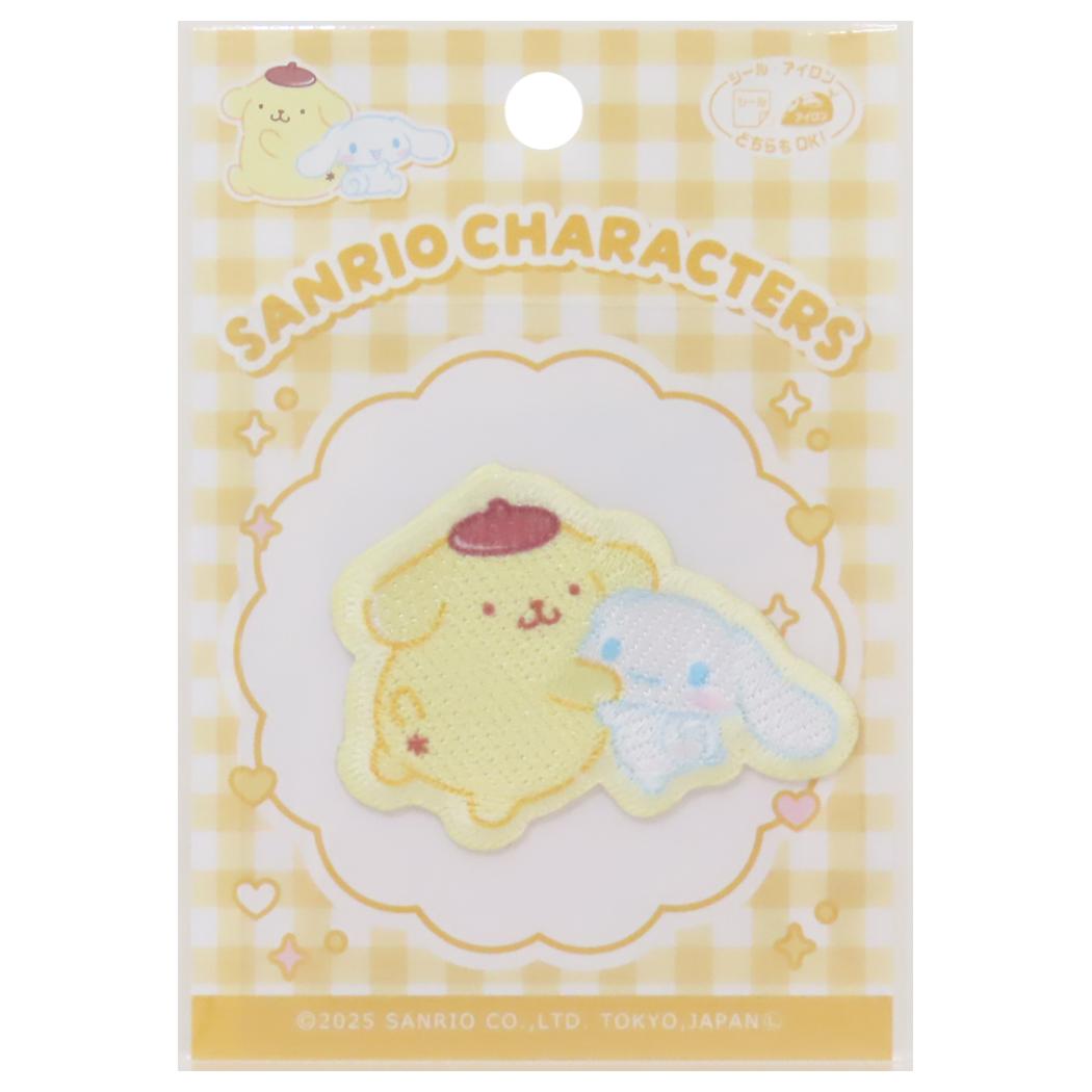 サンリオキャラクターズ アイロンパッチシール ワッペン ポムポムプリン シナモロール サンリオ パイオニア 手芸用品 キャラクター グッズ メール便可 シネマコレクション