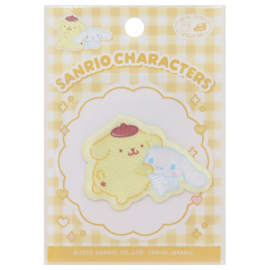 サンリオキャラクターズ アイロンパッチシール ワッペン ポムポムプリン シナモロール サンリオ パイオニア 手芸用品 キャラクター グッズ メール便可 シネマコレクション