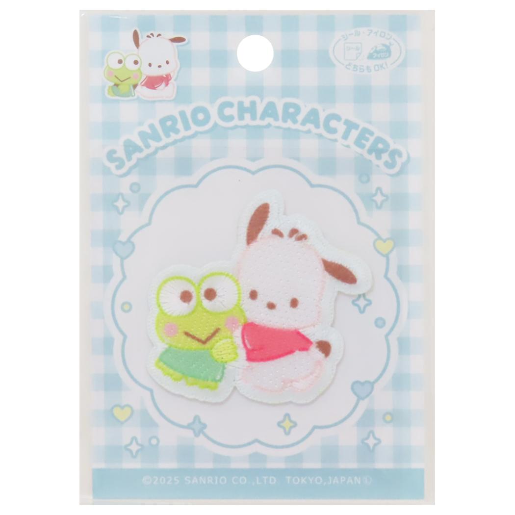 サンリオキャラクターズ アイロンパッチシール ワッペン けろけろけろっぴ ポチャッコ サンリオ パイオニア 手芸用品 キャラクター グッズ メール便可 シネマコレクション