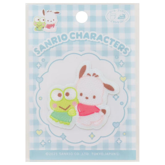 サンリオキャラクターズ アイロンパッチシール ワッペン けろけろけろっぴ ポチャッコ サンリオ パイオニア 手芸用品 キャラクター グッズ メール便可 シネマコレクション