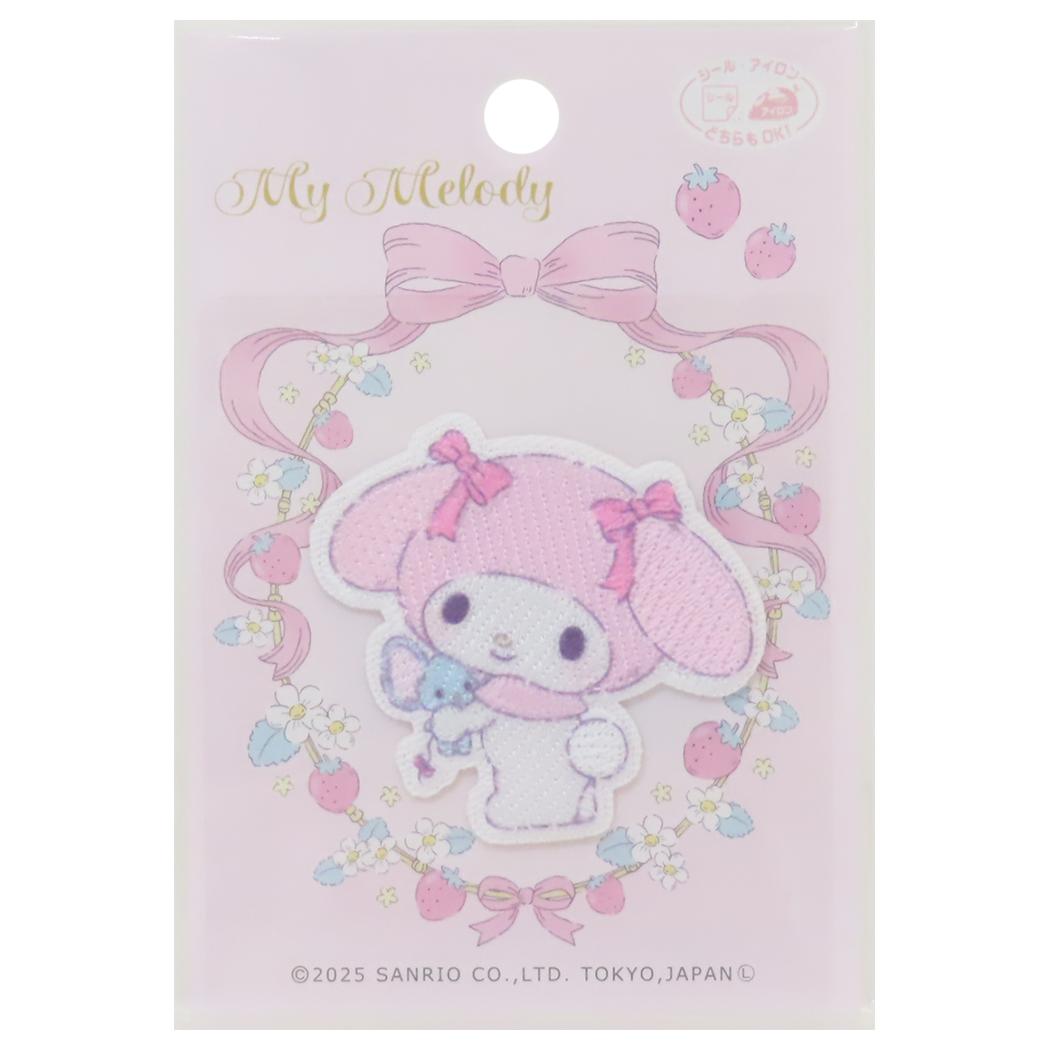 マイメロディ アイロンパッチシール ワッペン サンリオ パイオニア 手芸用品 キャラクター グッズ メール便可 シネマコレクション