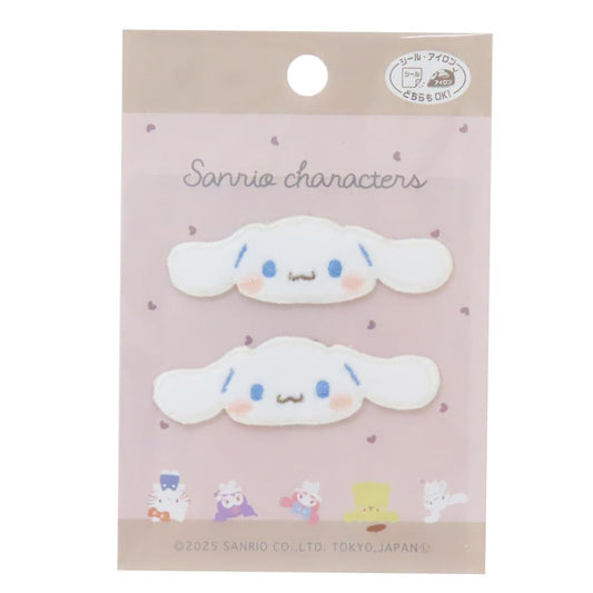 シナモロール ワッペン アイロンパッチシール サンリオ パイオニア 手芸用品 キャラクター グッズ メール便可 シネマコレクション