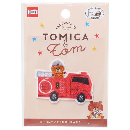 トミカ ワッペン アイロンパッチシール トミカ＆トム TOMICA パイオニア 手芸用品 キャラクター グッズ メール便可 シネマコレクション