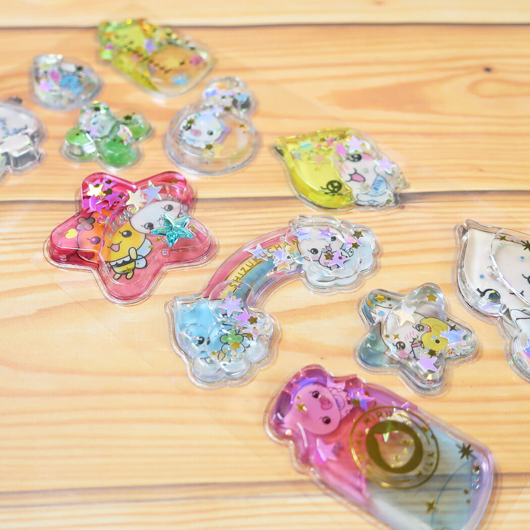 【おひとり様1つまで】 しずくちゃん シールシート キラリンウォーターシール みるみるちゃん デコレーション クーリア