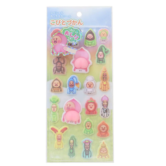 こびとづかん キャラクターシール スペシャルもっちもちシール 集合 クーリア