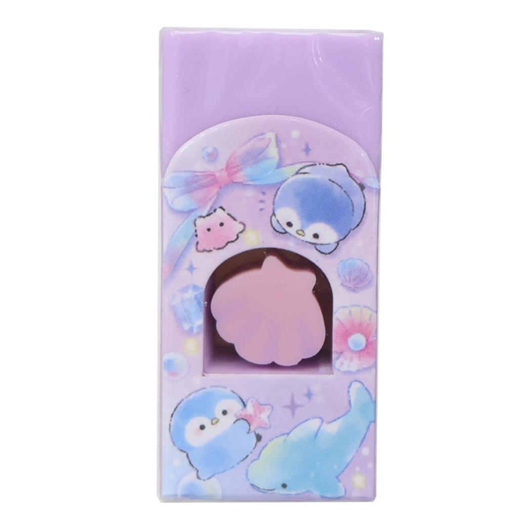 シーグラスアイランド けしごむ プチケシ入り消しゴム イルカ クーリア 新学期準備文具 小学生 中学生 グッズ メール便可 シネマコレクション