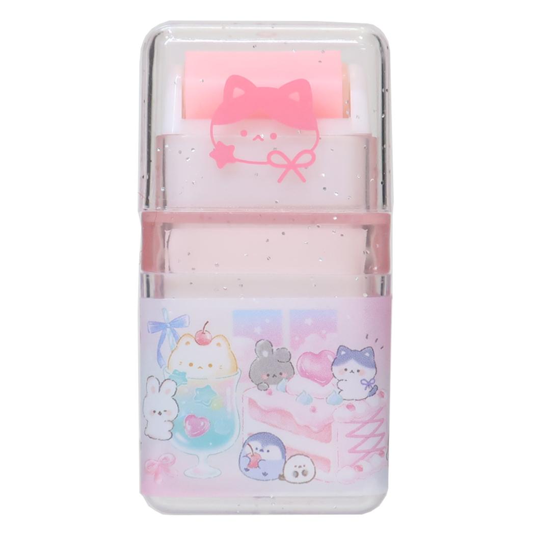 けしごむ 香り付きローラー消しゴム スイートカフェ クーリア 新学期準備文具 かわいい グッズ メール便可 シネマコレクション