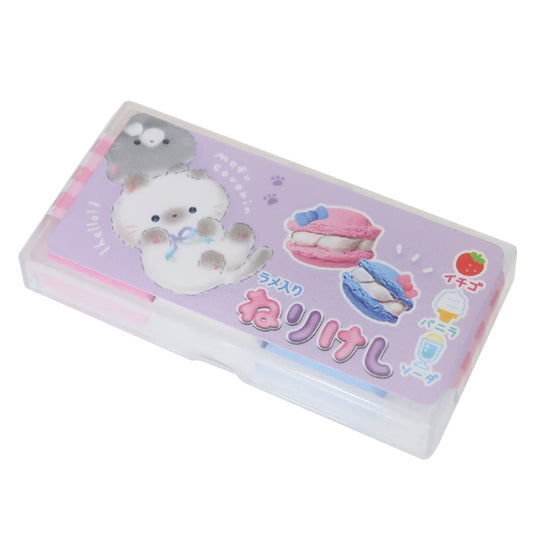 消しゴム ラメ入りねりけし もふころりん ねこ クーリア 新学期準備文具 かわいい グッズ メール便可 シネマコレクション