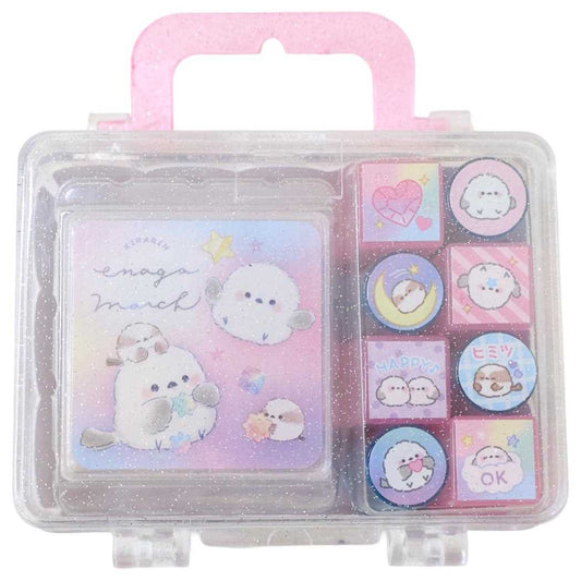 はんこセット スタンプセット きらりんエナガマーチ クーリア 手帳デコ かわいい グッズ シネマコレクション