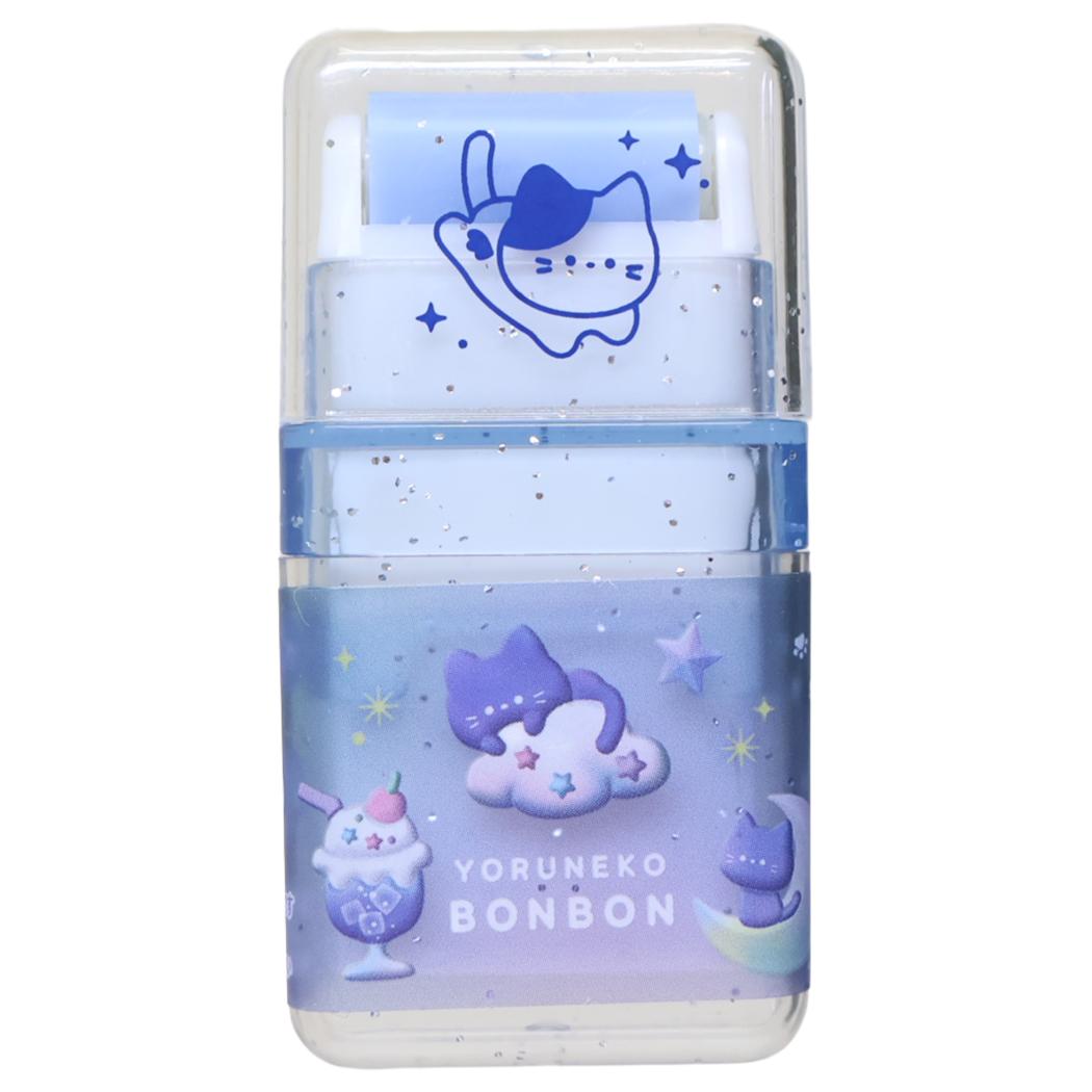 けしごむ 香り付きローラー消しゴム よるねこボンボン クーリア 新学期準備文具 かわいい グッズ メール便可 シネマコレクション