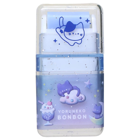 けしごむ 香り付きローラー消しゴム よるねこボンボン クーリア 新学期準備文具 かわいい グッズ メール便可 シネマコレクション