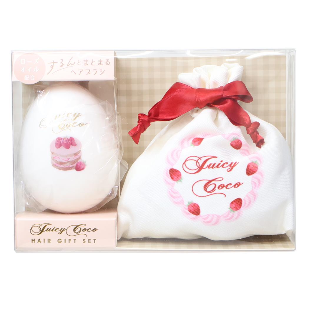 ジューシーココ ギフトセット ヘアブラシ＆巾着 ピンク クーリア バースデーギフト お誕生日 かわいい グッズ シネマコレクション